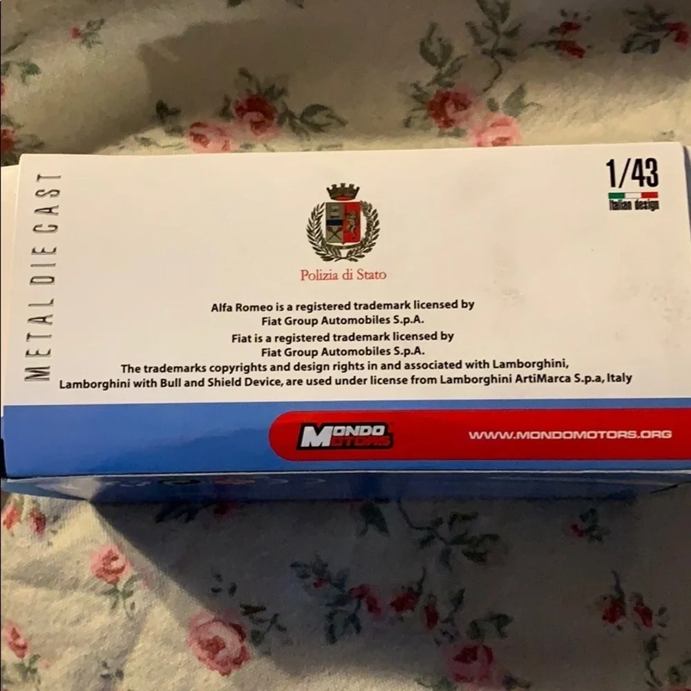 Mondo Motors Alpha Romero Official Product. 1/43